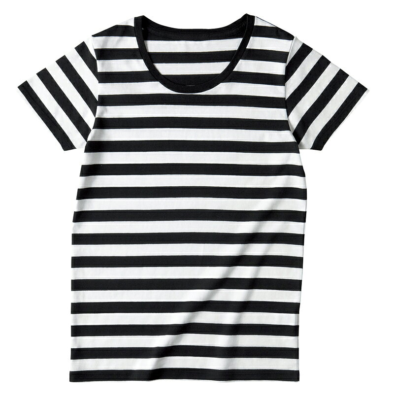 ウィメンズ ボーダーTシャツ 4.3oz TRUSS レディース 半袖 SALE セール 在庫限り piplus-10000830 ディ-ファインズ サンプル画像2