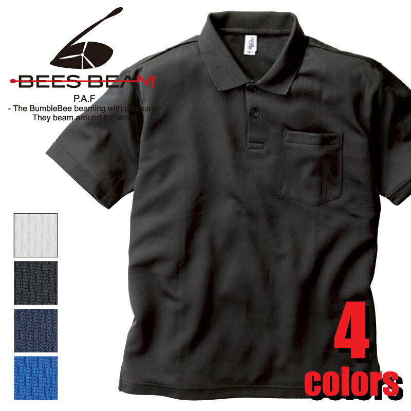 ポケット付きアクティブポロシャツ APP-260 BEES BEAM カジュアル スポーツ TRUSS
