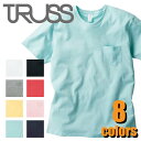 ポケットTシャツ PKT-124 5.0oz カジュアル TRUSS 無地 半袖 セール SALE 在庫限り