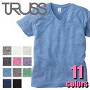 トライブレンドVネックTシャツ TBV-129 4.4oz TRUSS 無地 半袖 セール SALE 在庫限り
