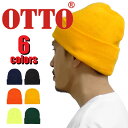OTTO-H4040 アクリルニットキャップ ダブルタイプ ニット帽 帽子 カジュアル ストリート