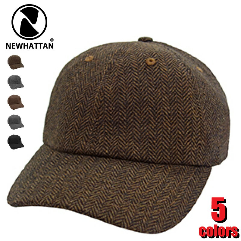 NWHT-H2230 ウールブレンドキャップ NEWHATTAN ニューハッタン 帽子 カジュアル