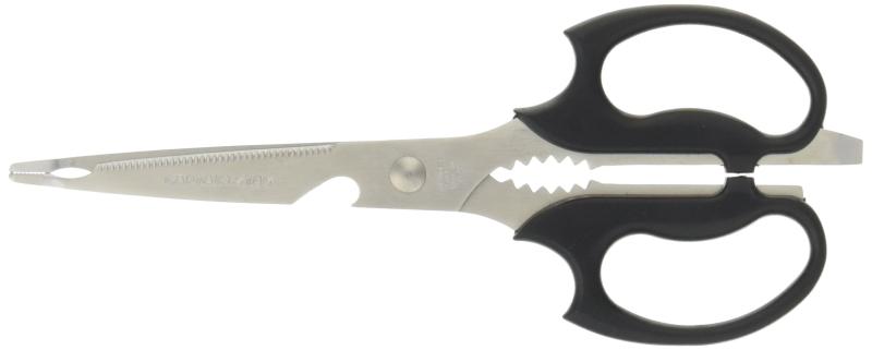 Rakuten - キャプテンスタッグ BBQ キッチン用品 万能キッチンバサミ トング付 M-8496M-8496