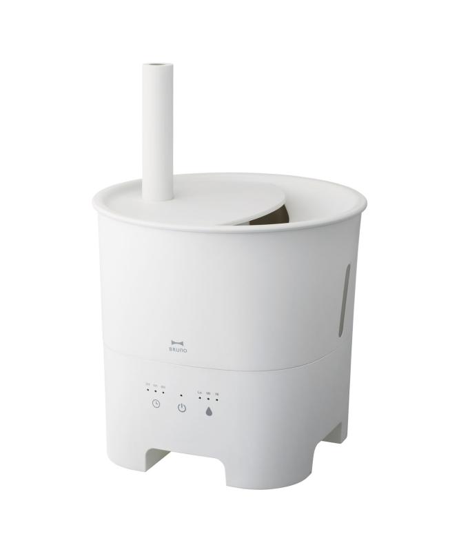 BRUNO ブルーノ 超音波 アロマ加湿器 POT MIST ホワイト BOE078-WH[原産国]:中国製タンク容量：約3L[素材]:ポリプロピレン[採寸]:サイズ:W260×H366×D260mm/重量:2000g機能：加湿方式：超音波式、運転モード：100ml・200ml・300ml/h複数店舗にて販売をしておりますため、在庫データの更新が間に合わず、欠品にも関わらず、注文ができる場合がございます。その際は、キャンセルにて対応を取らせていただきます。当店はお電話のお問い合わせはお受けしておりませんので、ご了承ください。お問い合わせは、問い合わせフォームをご利用ください。