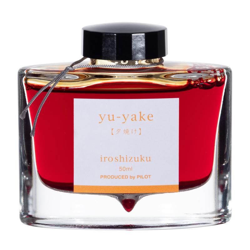PILOT インク 色彩雫(いろしずく) 夕焼け(ゆうやけ) INK50YU パイロット品番：INK-50-YU複数店舗にて販売をしておりますため、在庫データの更新が間に合わず、欠品にも関わらず、注文ができる場合がございます。その際は、キャンセルにて対応を取らせていただきます。当店はお電話のお問い合わせはお受けしておりませんので、ご了承ください。お問い合わせは、問い合わせフォームをご利用ください。