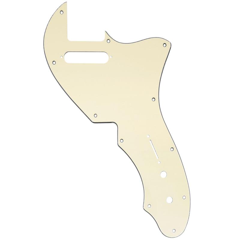 Musiclily Pro 11穴 テレキャスターピックガードFender American 1969 Tele Thinlineエレキギター用、クリーム3P