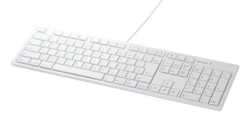 バッファロー BUFFALO フルキーボード USB接続 パンタグラフ Macモデル ホワイト BSKBM01WH バッファロー BUFFALO フルキーボード USB接続 パンタグラフ Macモデル ホワイト BSKBM01WH