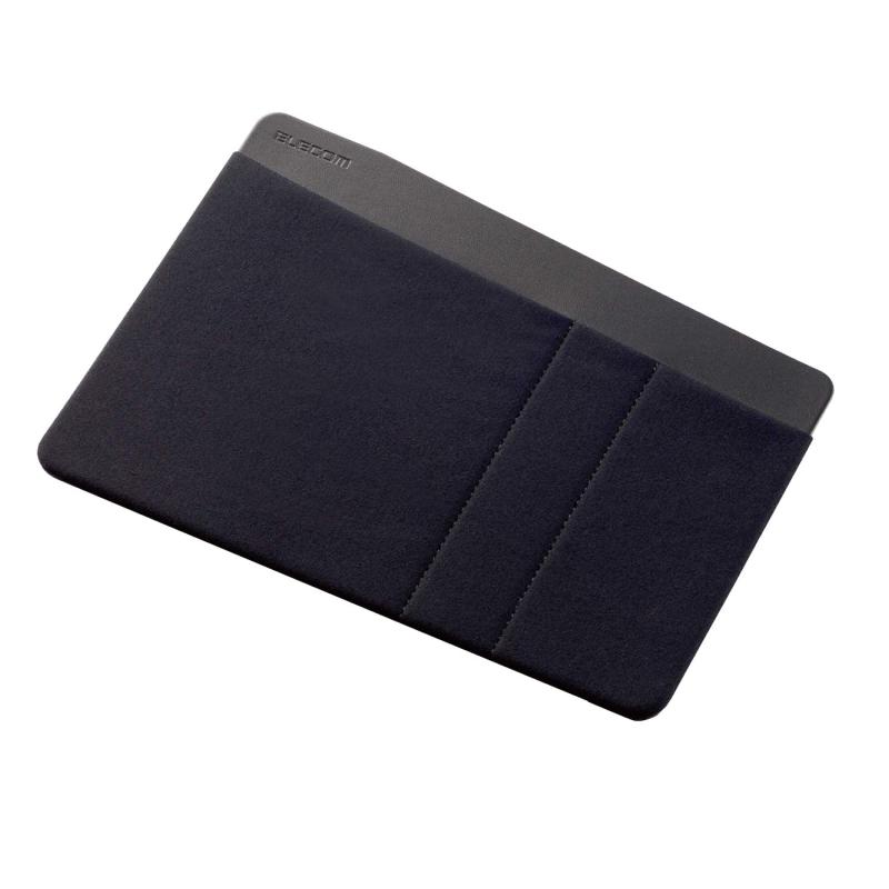 エレコム ノートPCポケットガジェットケース 小物収納 3気室(大・中・小) ブラック PCA-LTP01BK pippi-store-10586916 ぴっぴストア 楽天市場店 パッケージ画像