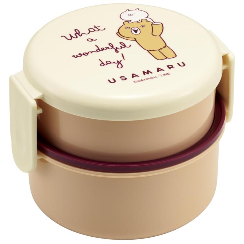 スケーター弁当箱500ml2段丸型...