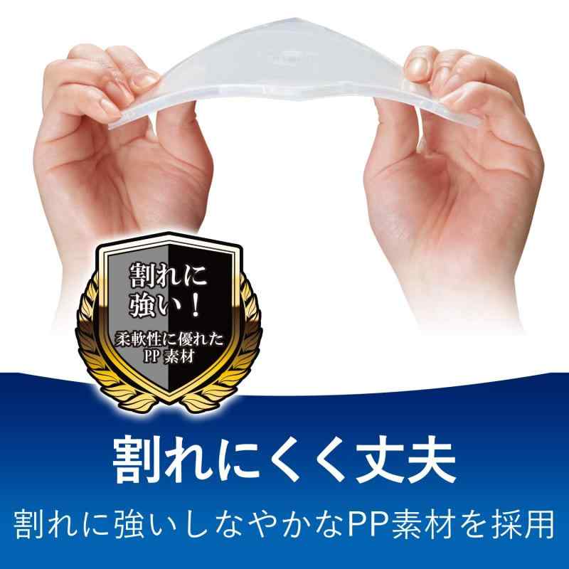 エレコム CD DVDスリムPPケース 1枚収納 5パック クリア pippi-store-10761212 ぴっぴストア 楽天市場店 サンプル画像2