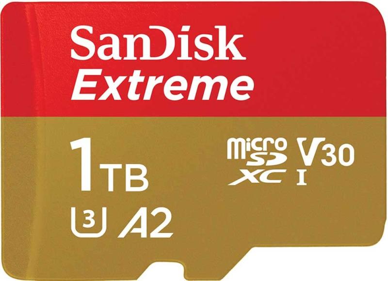 SanDisk microSD 1TB UHS-I U3 V30 書込最大130MB/s Full HD &amp; 4KExtreme SDSQXAV-1T00-GH3MA 新パッケージ ソリッドステートドライブ
