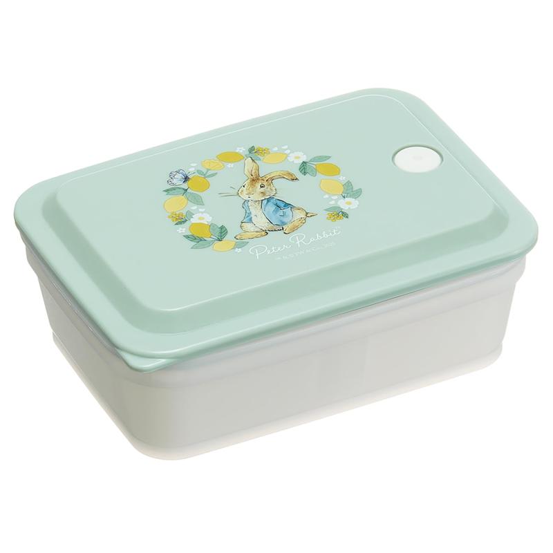 スケーター(skater) 弁当箱 抗菌 ふわっと盛れる ランチボックス 1段 600ml パッキン一体型 エアーバルブ付 ピーターラビット シトロン PAS6AG-A