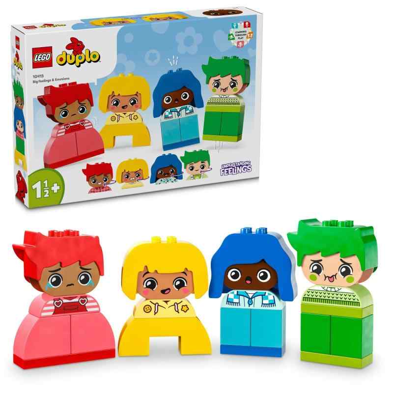 レゴ(LEGO) デュプロ はじめてのデュプロ いろんなかおときもち おもちゃ 玩具 プレゼント ブロック 幼児 赤ちゃん男の子 女の子 子供 1歳 2歳 3歳 ごっこ遊び 10415