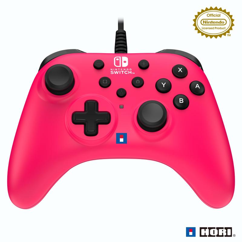 【任天堂ライセンス商品】ホリパッド TURBO for Nintendo Switch™ / PC マゼンダ【連射ホールド機能搭載】