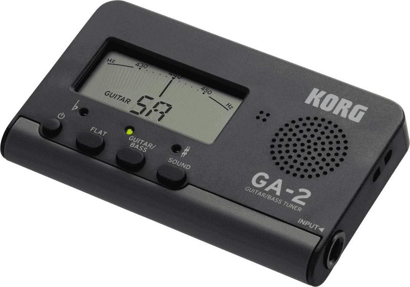 KORG ギター/ベース用チューナー GA-2 個人練習に最適 多弦ギター 多弦ベース フラ...