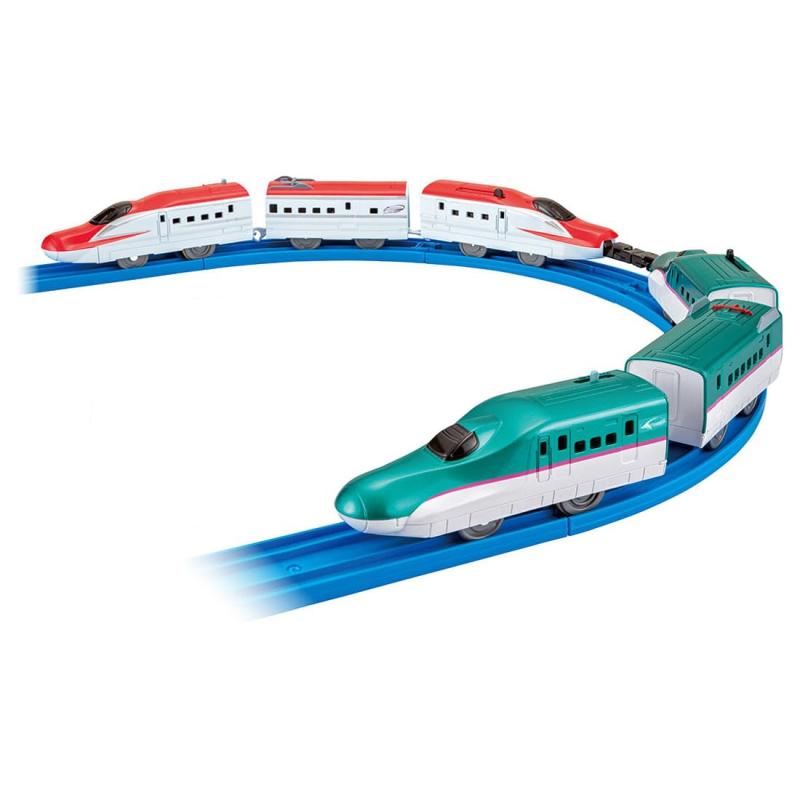 タカラトミー プラレール E5系新幹線＆E6系新幹線 ガチャッと連結セット 電車 列車 おもちゃ 3歳以上
