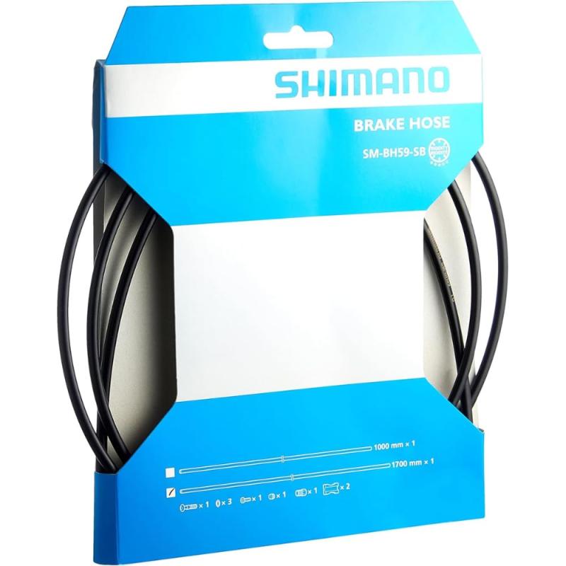 シマノ(SHIMANO) ディスクブレーキホース SM-BH59-SS 1700mm for MTB ブラック ESMBH59JKL170