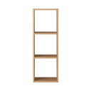 【日時指定不可】無印良品 スタッキングシェルフ・3段・オーク材 幅42×奥行28.5×高さ121cm 37263161