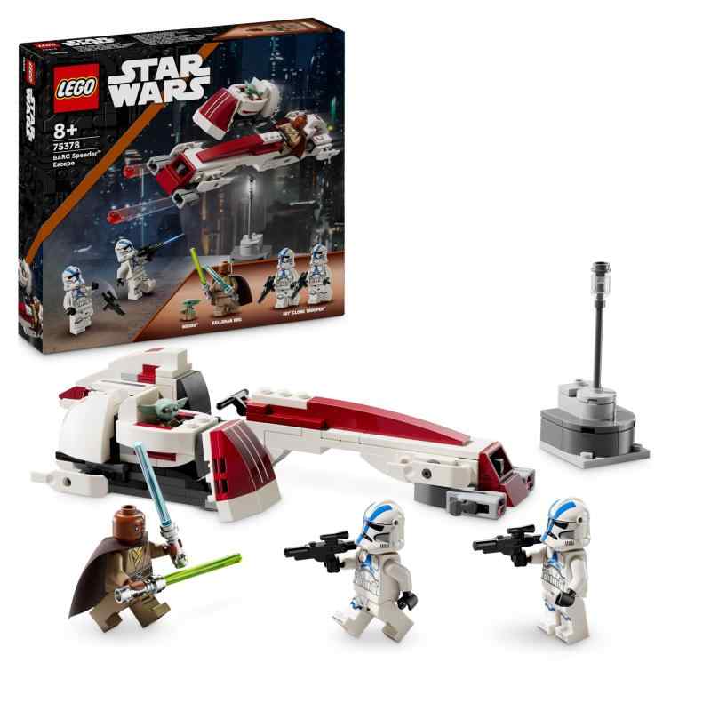 レゴ(LEGO) スター・ウォーズ BARCスピーダー脱出劇 おもちゃ 玩具 誕生日 プレゼント ブロック 男の子 女の子 子供 8歳 9歳 10歳 小学生 宇宙 75378