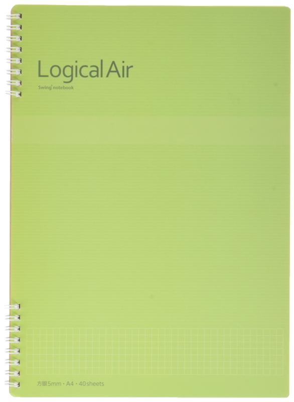 ナカバヤシ ノート ロジカル・エアー Wリングノート A4 方眼5mm NW-A403S