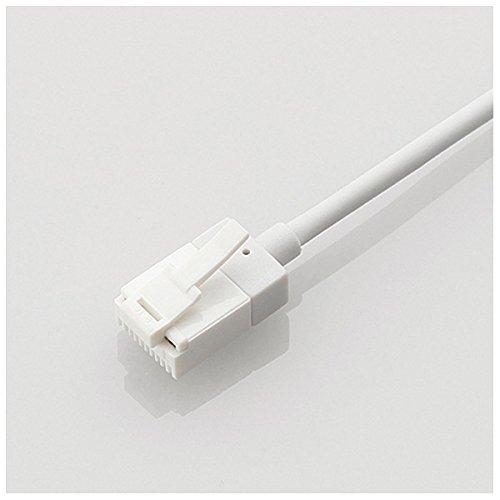 ELECOM(エレコム) カテゴリー6対応LANケーブル ツメ折れ防止スーパースリム(10m・ホワイト) LDGPSST/WH100 ELECOM(エレコム) カテゴリー6対応LANケーブル ツメ折れ防止スーパースリム(10m・ホワイト) LDGPSST/WH100