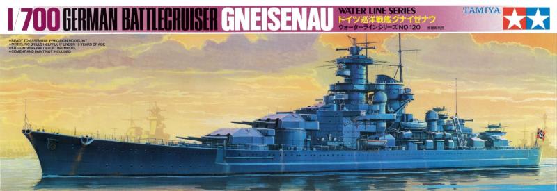 タミヤ 1/700 ウォーターラインシリーズ No.120 ドイツ海軍 巡洋戦艦 グナイゼナウ プラモデル 77520組み立て、塗装が必要なプラモデル。別途、工具、塗料等が必要。複数店舗にて販売をしておりますため、在庫データの更新が間に合わず、欠品にも関わらず、注文ができる場合がございます。その際は、キャンセルにて対応を取らせていただきます。当店はお電話のお問い合わせはお受けしておりませんので、ご了承ください。お問い合わせは、問い合わせフォームをご利用ください。