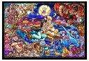 500ピース ジグソーパズル アラジン ストーリー ステンドグラス ぎゅっとシリーズ 【ステンドアート】(25x36cm)(3)