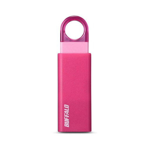 バッファロー BUFFALO ノックスライド USB3.1(Gen1) USBメモリー 32GB ピンク RUF3-KS32GA-PK バッファロー BUFFALO ノックスライド USB3.1(Gen1) USBメモリー 32GB ピンク RUF3-KS32GA-PK