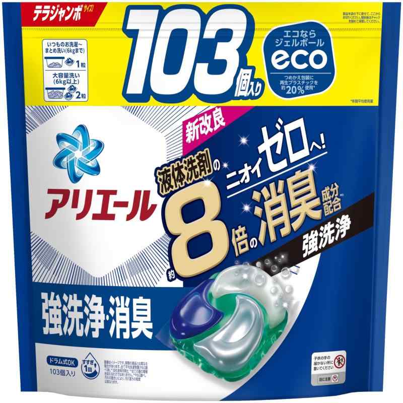 アリエール 洗濯洗剤 ジェルボール4D 詰め替え 103個[大容量]