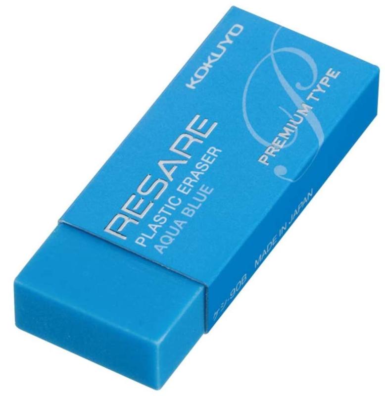 コクヨ 消しゴム リサーレ プレミアムタイプ 青 10個セット ケシ-90BX10