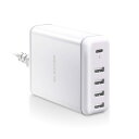 エレコム USB コンセント 充電器 合計60W ( USB PD対応 ) Type-C×1 / USB-A×4 【 iPhone 16 15 14 Android タブレット 対応 】 ホワイト EC-ACD02WH(2)