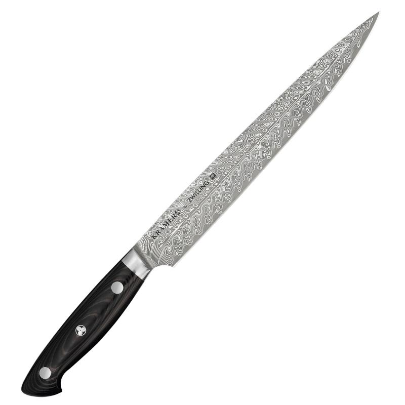 Zwilling ツヴィリング 「 ボブ・クレーマー ユーロ ステンレス スライサー 230mm 日本製 」 ダマスカス 筋引 多層鋼 岐阜県関市製 Bob Kramer Slicer 34890-231