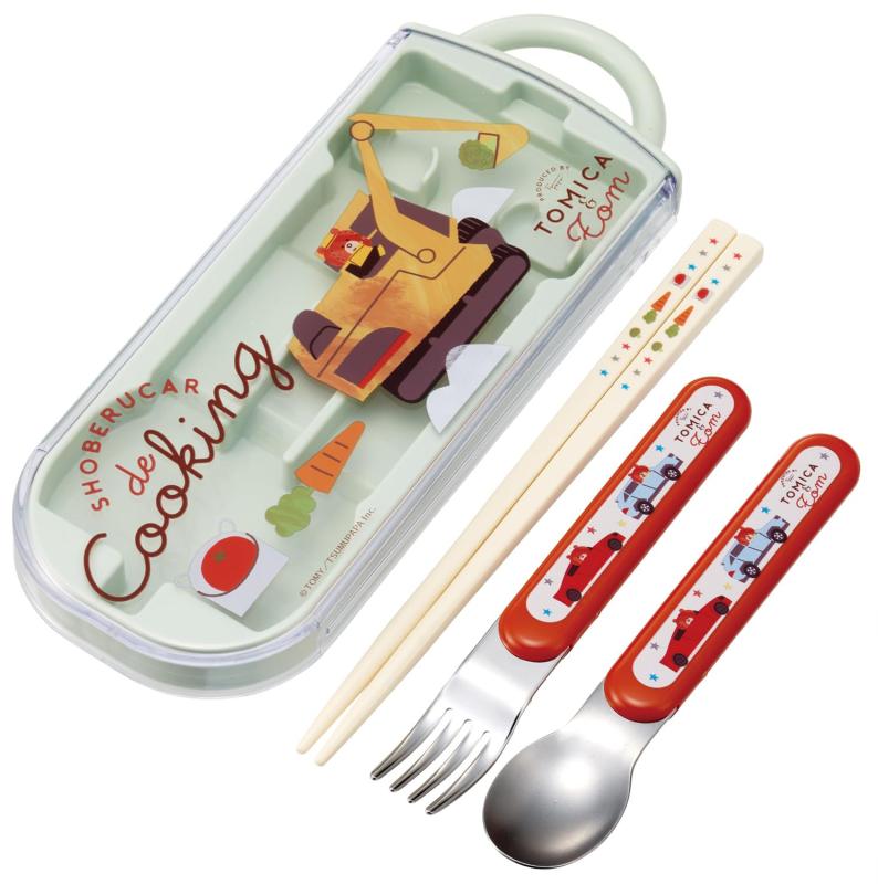 スケーター(Skater) 子供用 お弁当 トリオセット 箸 スプーン フォーク キッズ カトラリー 抗菌 加工 ..