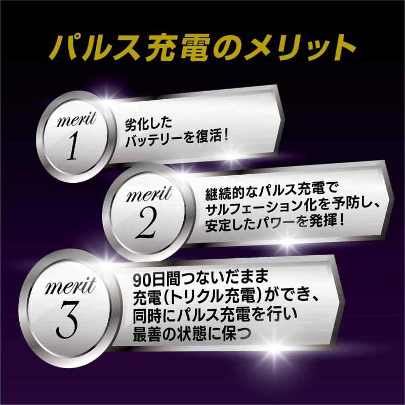 メルテック(meltec) 全自動パルスバッテリー充電器 (バイク~ミニバン/小型トラック/小型船舶) 12V専用 MeltecPlus 定格15A バッテリー診断機能付 維持充電(トリクル充電)方式 AGM/アイドリングスト