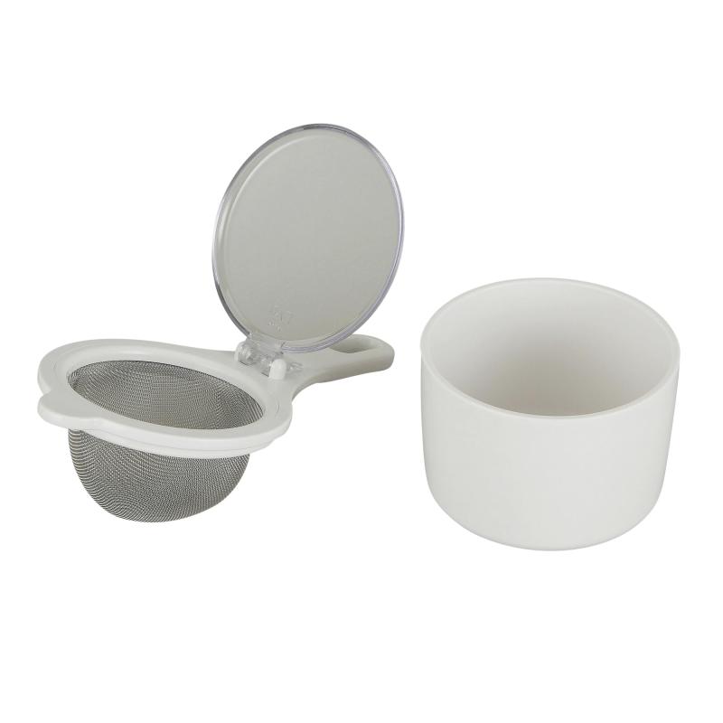 貝印 KAI 茶こし 受け皿 セット ワンタッチ フタ 食洗機対応 KAI KITCHEN 日本製 DH8064 pippi-store-10795040 ぴっぴストア 楽天市場店 パッケージ画像
