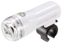 キャプテンスタッグ(CAPTAIN STAG) 自転車 ライト ヘッドライト LED 3LED ライト 227 SLIM 【 取り付け工具不要 生活防水 明るさ160カンデラ 自転車用ライト 】 ホワイト Y-7090