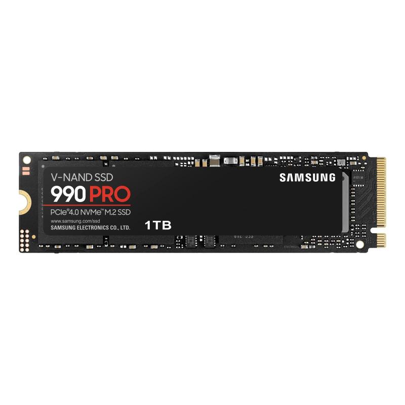Samsung 990 PRO 1TB PCIe Gen 4.0 x4 (最大転送速度 7,450MB/秒) NVMe M.2 (2280) 内蔵 SSD MZ-V9P1T0B-IT/EC 【最大転送速度】読出7,450MB/秒 書込6,900MB/秒【ランダム性能】読出1,200,000 IOPS 書込1,550,000 IOPS【インターフェース】NVMe 2.0 (PCIe Gen 4.0 x4)【フォームファクタ】M.2 (Type 2280)【】5年間/TBW 600TB いずれか短い期間まで 及びサポートの対象は、Amazon.co.jpおよび「」取り扱い店が販売する新品製品のみとなります。複数店舗にて販売をしておりますため、在庫データの更新が間に合わず、欠品にも関わらず、注文ができる場合がございます。その際は、キャンセルにて対応を取らせていただきます。当店はお電話のお問い合わせはお受けしておりませんので、ご了承ください。お問い合わせは、問い合わせフォームをご利用ください。