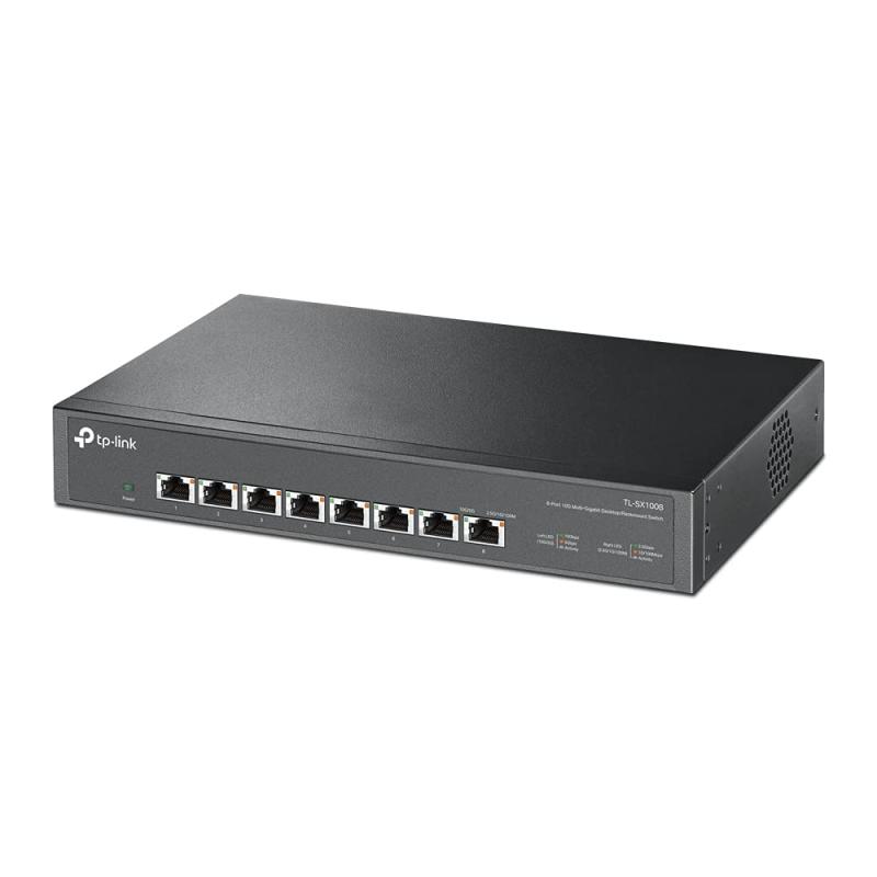 TP-Link 8ポート 全ポート10G対応 10G マルチギガビット　アンマネージ　プラグ＆プレイ　スイッチングハブ TL-SX1008