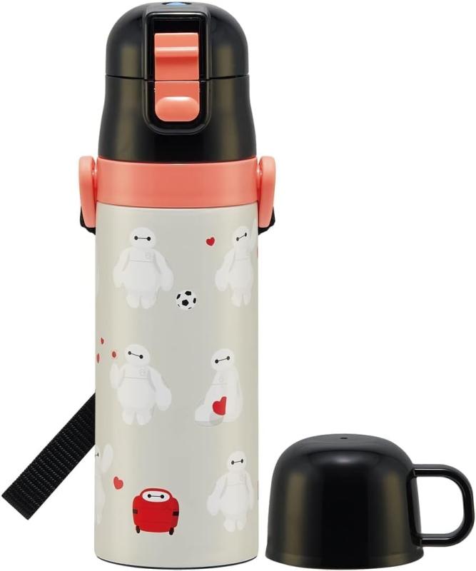 Rakuten - スケーター(Skater) 水筒 子供用 2WAY 直飲み 470ml コップ飲み 430ml ディズニー ベイマックス 男の子 女の子 ステンレス 保温保冷 軽量 waterbottle スポーツボトル キッズ こども 水瓶 SKDC4-A