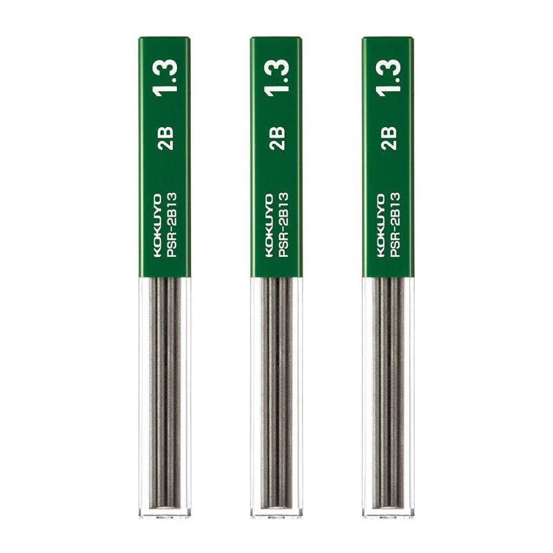 コクヨ(KOKUYO) シャープペン シャープ替芯 1.3mm 2B 3個セット PSR-2B13-1PX3SET