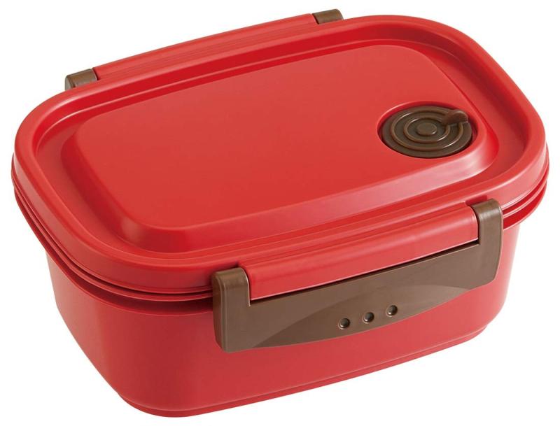 スケーター(Skater) ラク軽 軽い 弁当箱 S レンジ対応 430ml レッド シール容器 保存容器 XPM3-A