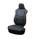 ボンフォーム(BONFORM) ファイテンレザー アクアチタンを用いたシートカバー シートカバー 乗用車用 前席1枚 ブラック phiten 4051-91BK