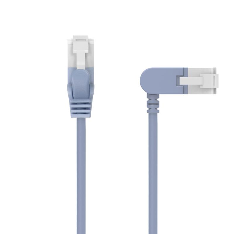 エレコム LANケーブル CAT6A 3m スイング式コネクタ ツメが折れない 爪折れ防止コネクタ スリム ブルー LD-GPATSW/BU30