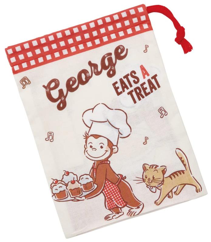 スケーター(Skater) 子供用 コップ袋 21×15cm おさるのジョージ 23 日本製 KB62-A