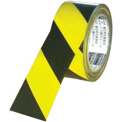 【ケース販売】TRUSCO(トラスコ) トラ表示テープ 50mm×25m TRTR-5025YB×30巻 【ケース販売】TRUSCO(トラスコ) トラ表示テープ 50mm×25m TRTR-5025YB×30巻