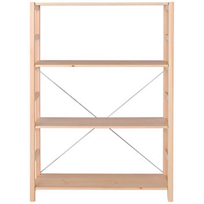 無印良品 パイン材ユニットシェルフ 中 幅86×奥行26×高さ120cm 61182452