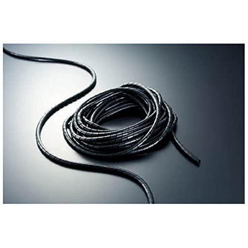 TRUSCO(トラスコ) スパイラルチュ-ブ10m結束径φ1.5~10.0黒 × 10巻 【ケース販売】