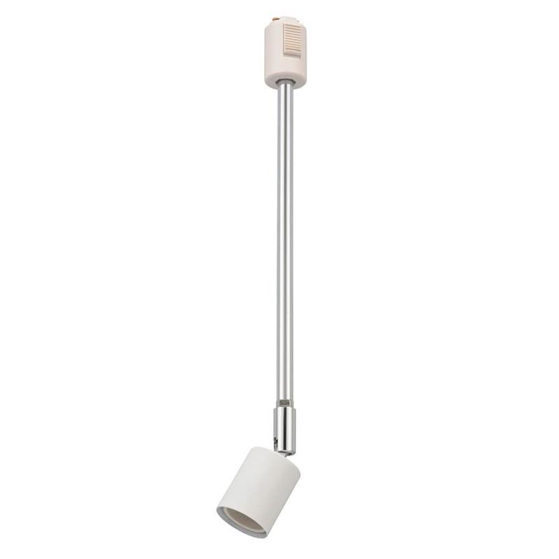 ダクトレール用スポットライト レールライト ライティングダクト用 E26口金 ホワイト ORL-E2602-W 06-5009 オーム電機