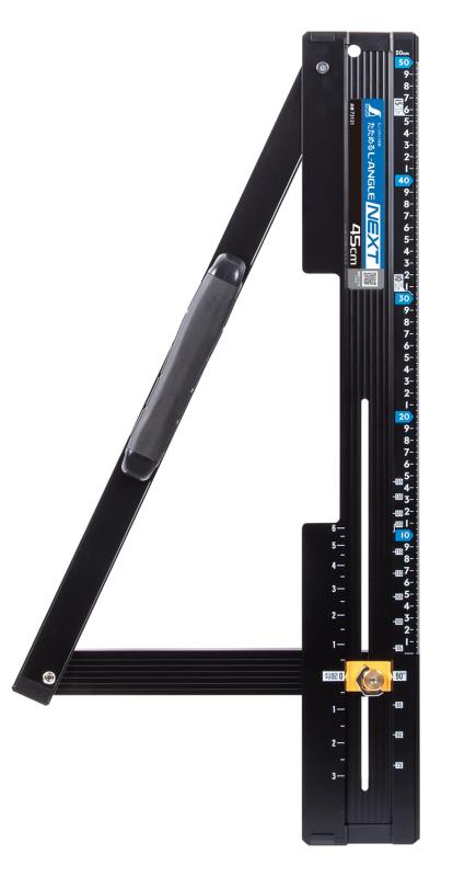 樂天商城 - シンワ測定(Shinwa Sokutei) 丸ノコガイド定規 たためるエルアングルNext45cm 角度切断機能付 73121