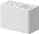 山崎実業(Yamazaki) フィルムフック 歯ブラシスタンド ホワイト 約W12×D6.5×H8cm ミスト MIST 歯ブラシ 一括収納 5959